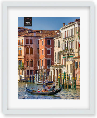 HAES deco - Houten Fotolijst Venezia Wit 30x40 Of 40x50 -Sp13050