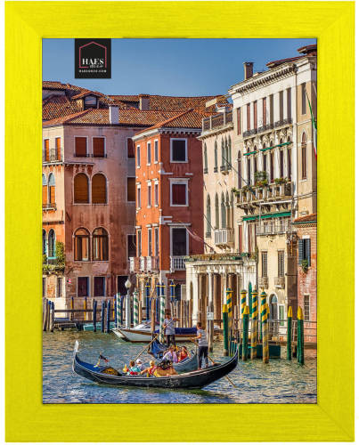 HAES deco - Houten Fotolijst Venezia Geel 15x20 -Sp12520