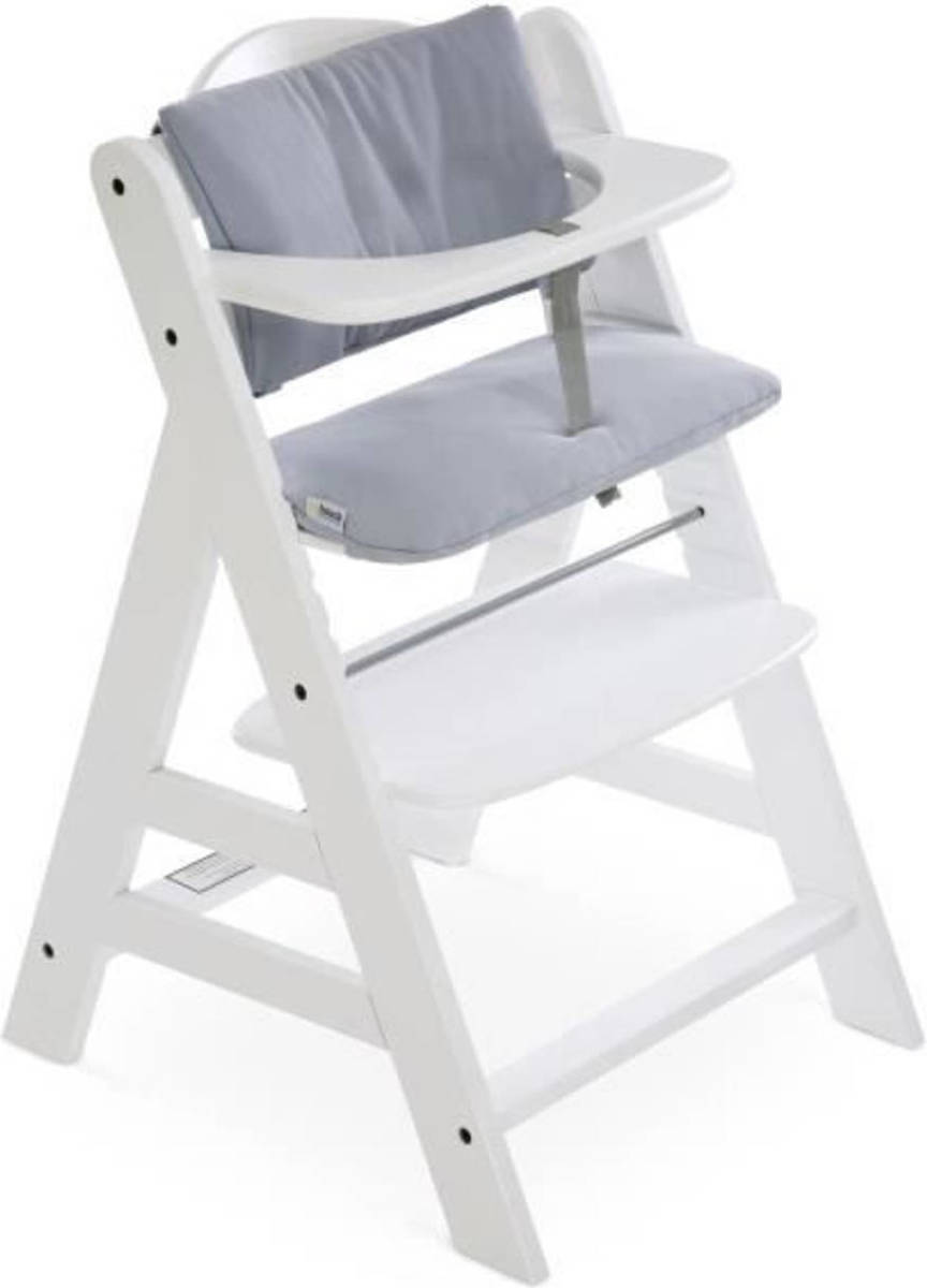 AGSTORE Hauck Deluxe Hoge Stoel - Strech Grijs