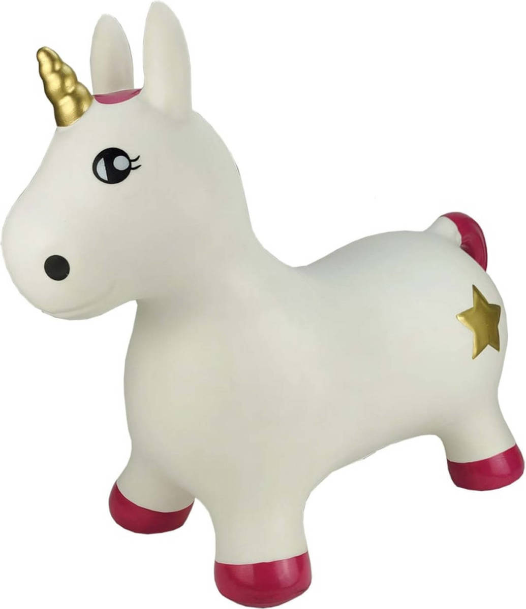 VidaXL My Skippy Buddy Skippydier Unicorn Wit