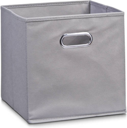 Shoppartners 1x Grijze Opbergmanden/kastmanden 32 X 32 Cm - Opbergmanden