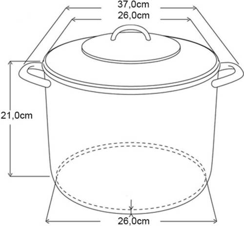 DealDonkey Michelino Rvs Soeppan - 10 Liter
