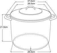 DealDonkey Michelino Rvs Soeppan - 10 Liter