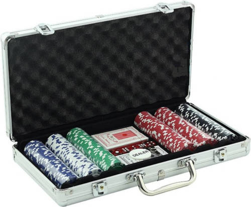 Tom Pokerset In Koffer 300 Fiches Multicolor