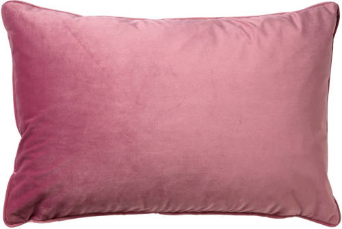 Dutch Decor Finn - Sierkussen Velvet Heather Rose 40x60 Cm - Roze - Rood