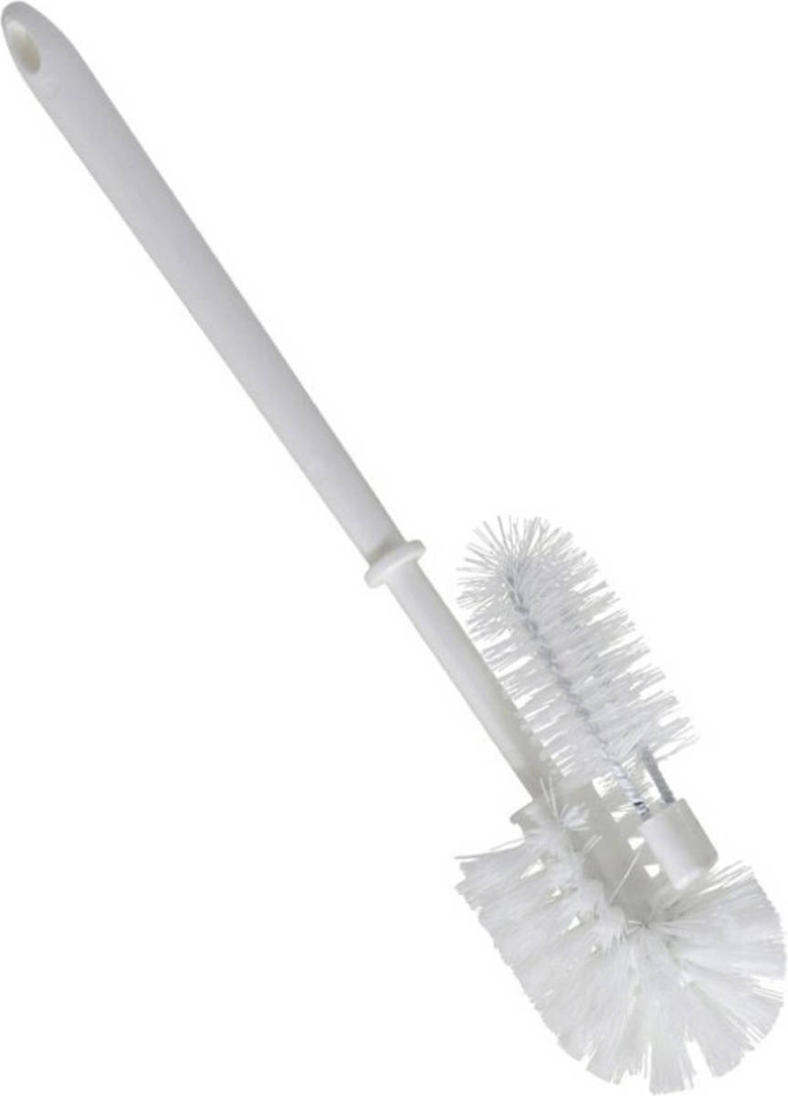 Gerimport Toiletborstel 7 X 7 X 37 Cm Wit