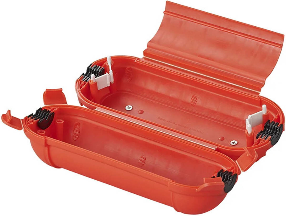 Pro Plus Stekkersafe / Veiligheidsbox / Bescherming Stekkerverbindingen Ip44 Kunststof Rood 21 X 8 X 8,5 Cm - Stekkersafe
