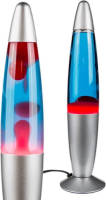 Orange85 Lavalamp - Voor Kinderen - Rood Blauw - Raketvorm - 20w - 34 Cm - Met Stekker
