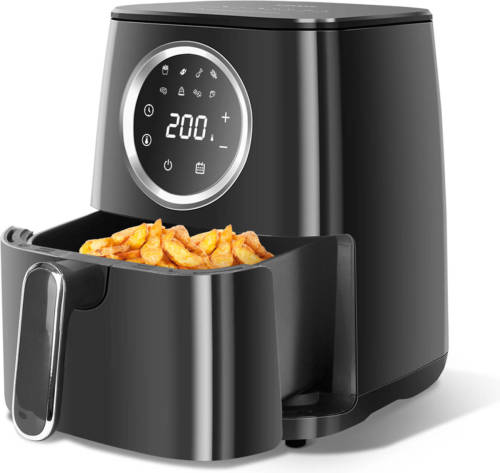 Aigostar Odin 30ycn - Airfryer - Hetelucht Friteuse - 1400w - Zwart