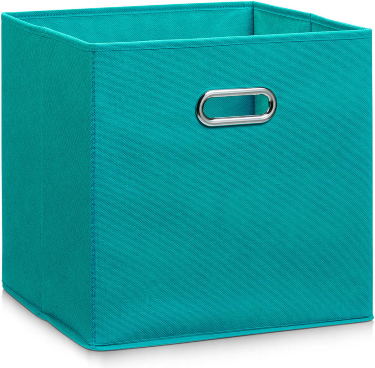 Shoppartners 1x Petrol Groene Opbergmanden/kastmanden 28 X 28 Cm - Opbergmanden