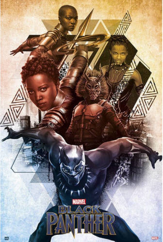 Yourdecoration Grupo Erik Marvel Black Panther Poster 61x91,5cm