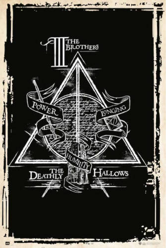 Yourdecoration Grupo Erik Harry Potter Deathly Hallows Symbol Poster 61x91,5cm