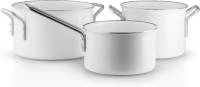 Cookinglife Pannenset, Set Van 3 Stuks, Wit - Eva Trio White Line Collection