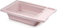 Forte Plastics Keuken Gootsteen/aanrecht Vergiet/afdruiprek Kunststof 43 X 27 X 10 Cm Oud Roze - Afdruiprekken