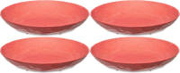 Koziol Diepe Borden Club Roze ø 22 Cm - 4 Stuks