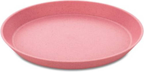 Koziol - Rond Bord, 20.5 Cm, Organic, Aardbei Roze - Koziol Connect Plate