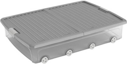 Curver - W Box Underbed Xl Transparant/grijs