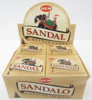Hem 6x Pakjes Wierook Met 10 Kegeltjes Sandelhout - 60 Wierook Kegels