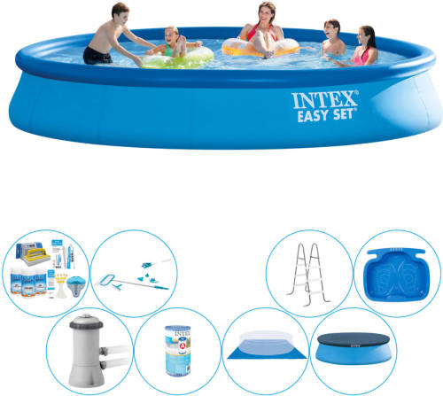 Zwembad Comfort Pakket - Intex Easy Set Rond 457x84 Cm