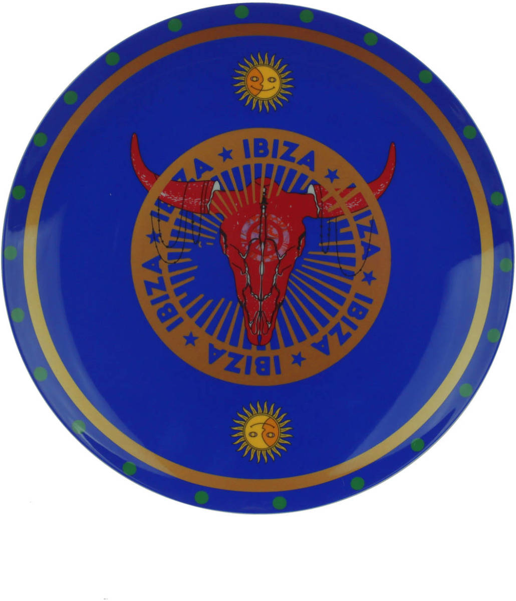 Jeemsie Dinerbord Blauw 28 Cm Rond Porselein
