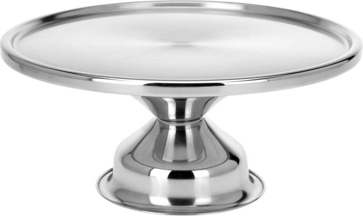 Rvs Gebakjes/taartplateau 33 X 14 Cm - Taartplateaus