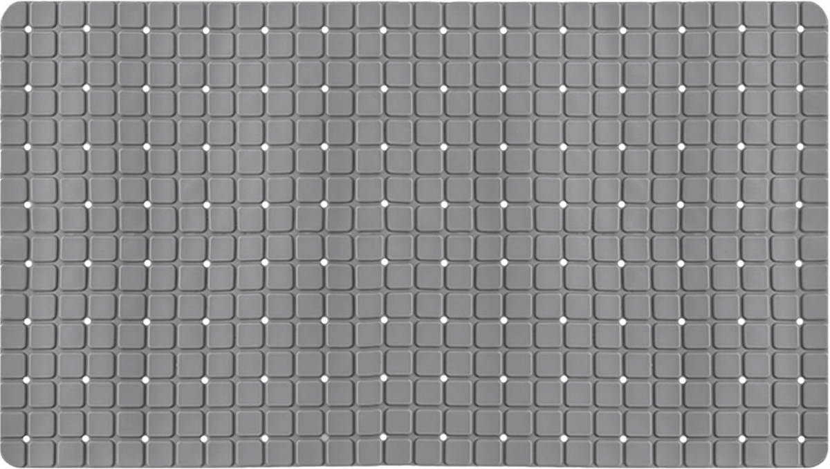 QUVIO Badmat - 40 X 70 Cm - Pvc - Grijs