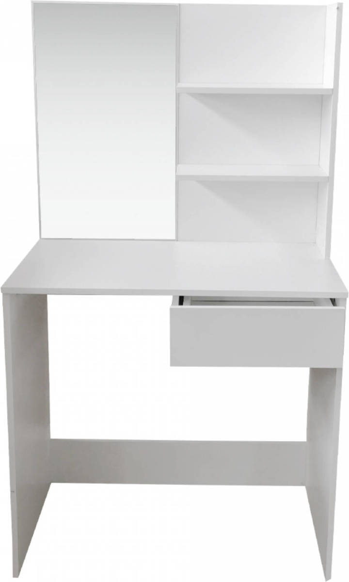 VDD Kaptafel Make-up Visagie Tafel - Toilettafel - Met Spiegel - Wit