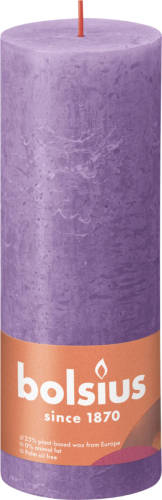 Bolsius Rustiek Stompkaars 190/68 Vibrant Violet
