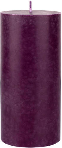 Duni Paarse Cilinder Kaarsen /Stompkaarsen 15 X 7 Cm 50 Branduren Sfeerkaarsen - Stompkaarsen