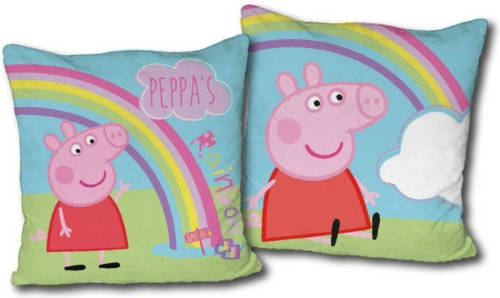 SimbaShop Peppa Pig Sierkussen Rainbow - 40 X 40 Cm - Polyester