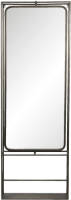 Clayre & Eef Staande Spiegel 60*13*180 Cm Bruin Ijzer / Glas Tafel