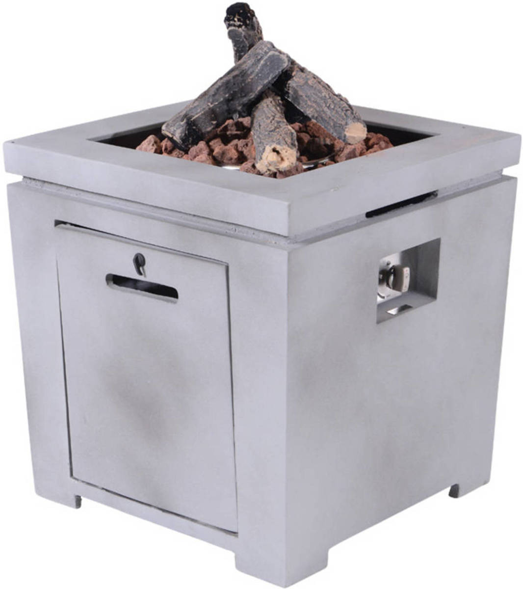 Outdoor Services Cozy Living Sfeerhaard Amadora Concrete Grey / 60x60 Cm