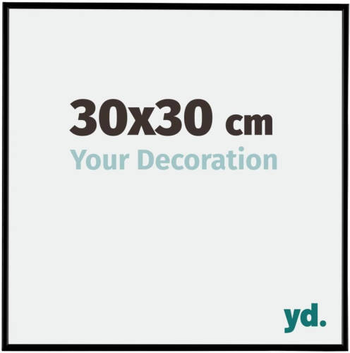 Your Decoration Evry Kunststof Fotolijst 30x30cm Zwart Mat