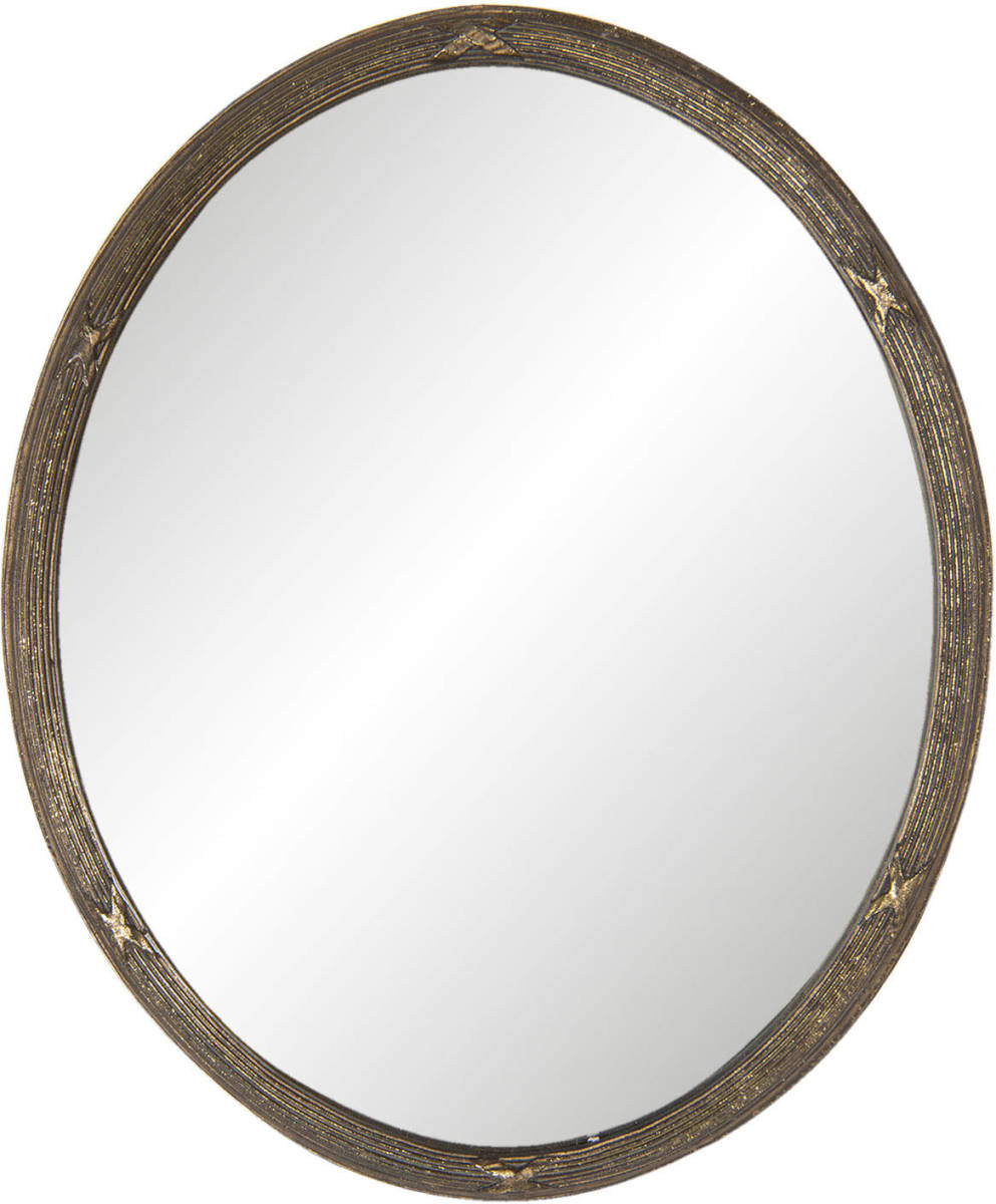 Clayre & Eef Bruine Spiegel 22*1*27 Cm 62s181