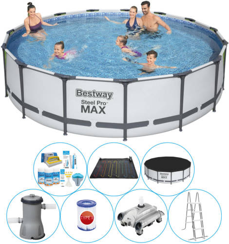 Bestway Steel Pro Max Rond 457x107 Cm - Zwembad Inclusief Accessoires