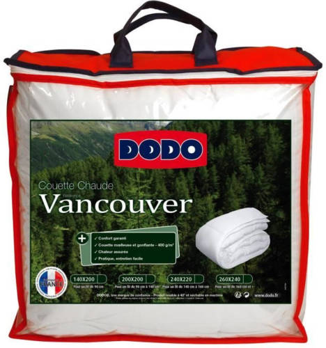 Cstore Dodo Warm Dekbed 400gr / M² Vancouver 140x200 Cm Wit