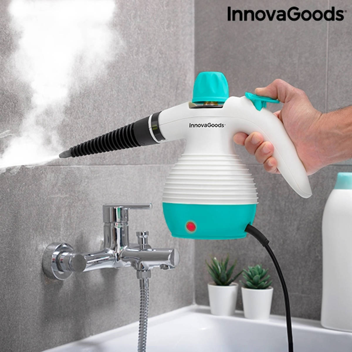 Multi-functionele 9-in-1 Draagbare Stoomreiniger Met Accessoires Steany Innovagoods 0,35 L 3 Bar 1000w