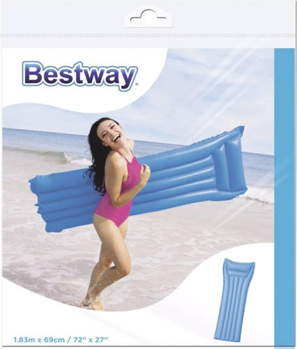 Shoppartners Bestway Basic Luchtbed Blauw 183 Cm - Luchtbed (Zwembad)