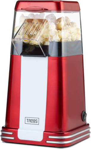 Popcornmaker - Retro Trebs 99387 Rood-zilver