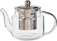 Shoppartners Glazen Theepot 500 Ml Met Filter/infuser En Handvat - Theepotten
