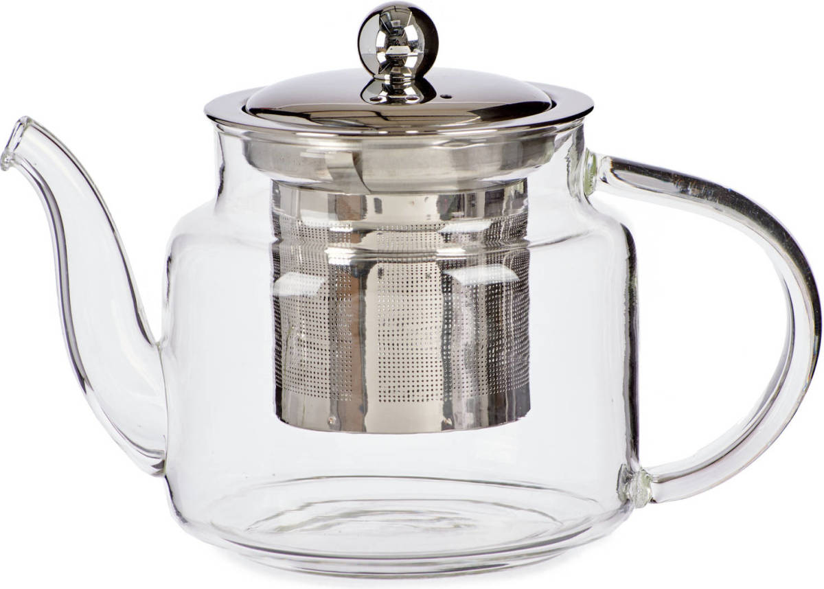 Shoppartners Glazen Theepot 500 Ml Met Filter/infuser En Handvat - Theepotten