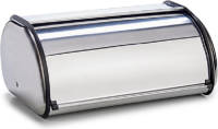Shoppartners Rvs Broodtrommel Met Klep/deksel 43 Cm - Broodtrommels