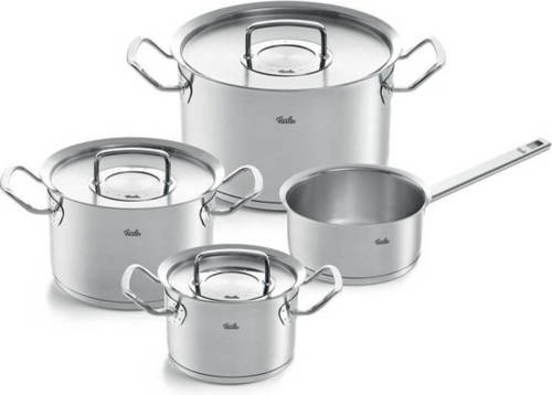 Fissler Original Profi Collection 2022 - 4 Delig - Steelpan - Rvs Deksels