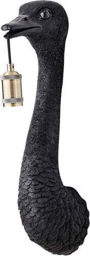 Light & Living Ostrich Wandlamp Zwart