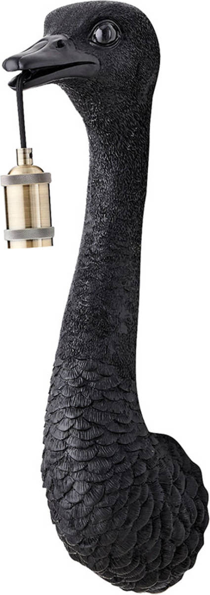 Light & Living Ostrich Wandlamp Zwart
