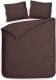 Heckett & Lane Dekbedovertrek Banda - Marsala Bruin - 2-persoons 200x200/220 Cm