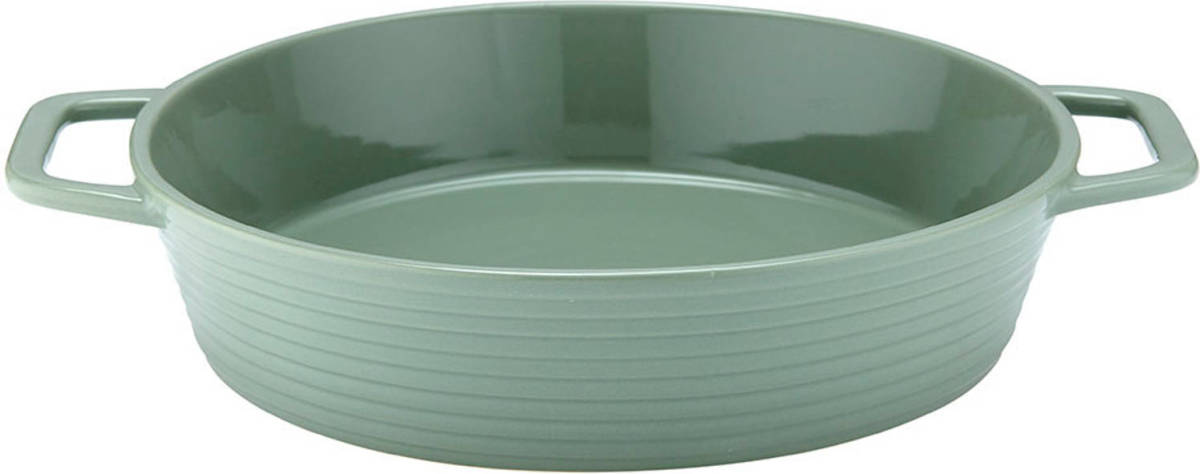 Ladelle - Ovenschaal Met Handgrepen, Ø25 Cm, Groen - Ladelle Homestead