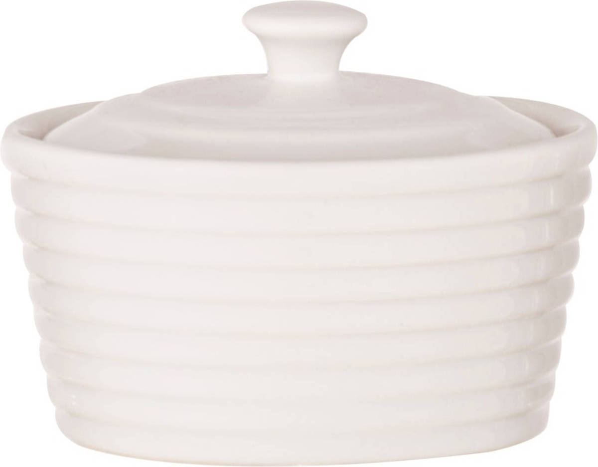 Ladelle - Ovenschaal Met Deksel, Ø13 Cm, Wit - Ladelle Homestead