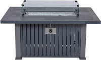 Garden Impressions Cozy Living Gas Vuurtafel Albufeira 132x89xh61 Cm Donker Grijs