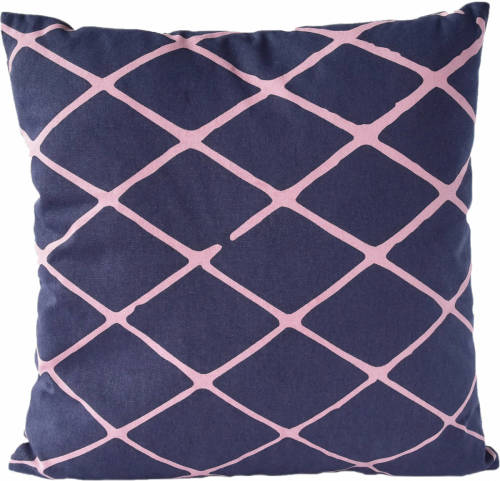 Nielsen Sierkussen Decoratie Kussen Diamond 45 X 45 Cm Blauw Roze